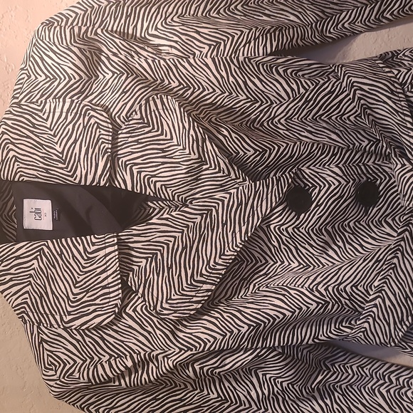 Cabi 007 Zebra stripe trench xs - Picture 4 of 6